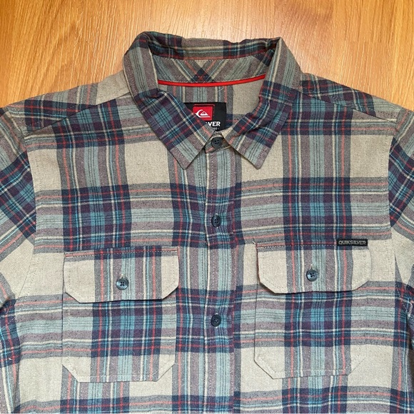 Quiksilver Surfer Skater Flannel Boy’s XL - Picture 4 of 8